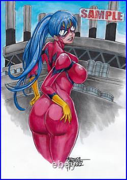 1 commission by Bruce Artman 09x12 (1 character -colored) TramaStudio