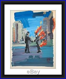 14 Pink Floyd Wish You Were Here Abstract Original Pop Art Painting Cover Art