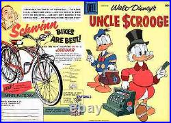 1958 Carl Barks Art Uncle Scrooge #22 Original Cover Proof Donald Duck Disney