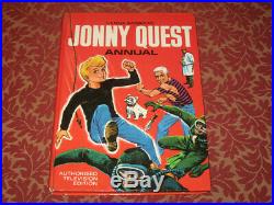 1965 Vintage Classic Jonny Quest ORIGINAL ART Inside Cover Double Splash BEAUTY