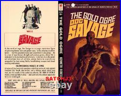 1969 Doc Savage James Bama Original Production Art Cover Gold Ogre Bantam Book