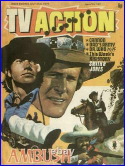 1973 Tv Action #127 Smith & Jones Original Art Title Page 1 (inside Front Cover)