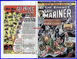 1974 Gil Kane Namor Sub-mariner #70 Original Production Art Comic Cover Proof