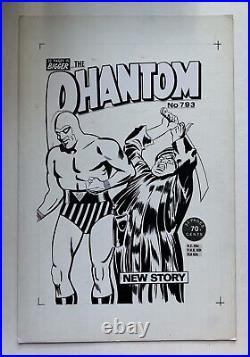 (1984) Lee Falk The Phantom #793 Original Comic Art Cover
