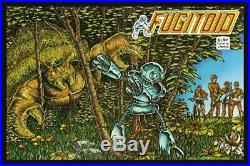 1985 Fugitoid #1 Original Eastman & Laird Cover Comic Art TMNT Ninja Turtles