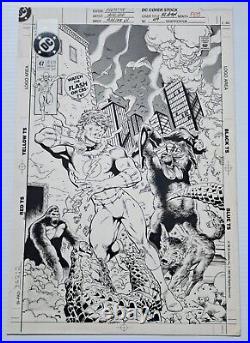1991 Flash #47 Greg Larocque Jose Marzan Original Comic Cover Art