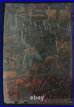 1991 Marvel Terminator 2 #3 KLAUS JANSON Original Comic Cover Art Printing Plate