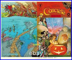 1993 Paul Chadwick Concrete Ec #2 Original Production Art Cover Dark Horse Comic