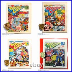 2000AD Prog 1 2 4 7 45-58 81 110 115 122 123 All Dan Dare Cover Art Comics Issue