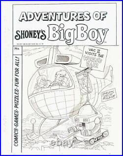 ADVENTURES OF BIG BOY #67 Cover Original Art by SHELDON SHELLY MOLDOFF 1982