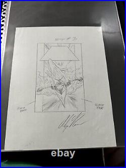 ALEX ROSS BATTLE OF THE PLANETS #3 ORIGINAL COVER ART ILLUSTRATION SIGNED 8x11