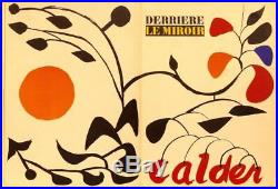 ALEXANDER CALDER, Derriere Le Miroir, Original Portfolio Cover