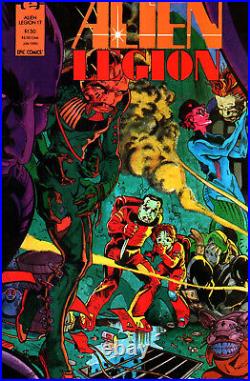 ALIEN LEGION VOL 2 #17 Original COMIC COVER ART Larry STROMAN Frank CIROCCO