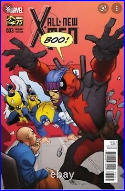 ALL-NEW X-MEN #33 Jack Kirby 14 Homage DEADPOOL Cover ORIGINAL ART Pasqual Ferry