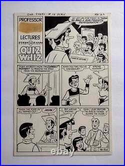 ARCHIE Original Art 1970 Dan DeCarlo Sr. (attributed) 1 Page Story