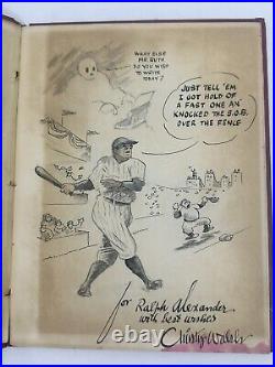 Adios To Ghosts Christy Walsh Press Agent Book Babe Ruth Original Art signed