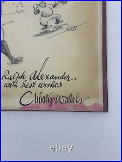 Adios To Ghosts Christy Walsh Press Agent Book Babe Ruth Original Art signed