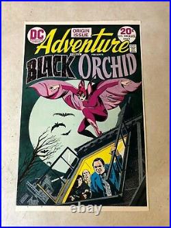 Adventure Comics #428 ART approval cover proof ORIGIN 1ST BLACK ORCHID 1973 Key