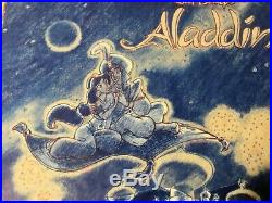 Aladdin (1992) Movie Soundtrack original cover concept art Disney jasmine