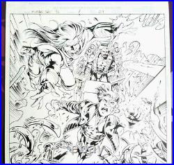 Alan DAVIS X-MAN / MAGNETO Original MARVEL Art 1996