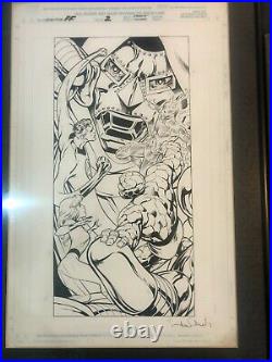 Alan Davis Original Comic Art Fantastic Four Cover