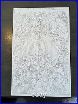 Alan Quah X-Men Trial Of Magneto Original Cover Art