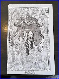 Alan Quah X-Men Trial Of Magneto Original Cover Art