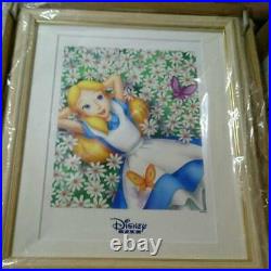 Alice In Wonderland Magical Drawing Disney Fan Original Cover Art Print Rare