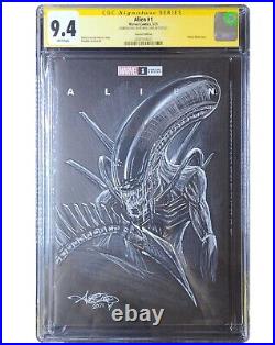 Alien #1 Blank Sketch Cover ARIEL DIAZ ORIGINAL XENOMORPH ART OA CGC NM 9.4 SS