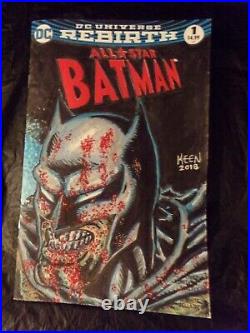 All Star Batman #1 Sketch Cover Variant Original Art Kenny Keen