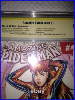 Amazing Spider-Man #1 HAND SKETCH ORIGINAL ART 9.8 CBCS SS TUCCI & JOSE VARESE