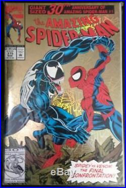 Amazing Spider-Man #375 Cover Original Paste-up Overlay Venom Production Art 300