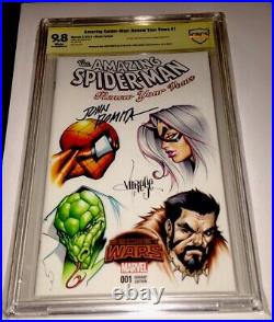 Amazing Spider-man 1 9.8 Ss Cbcs Original Art John Romita Sr & Jose Varese