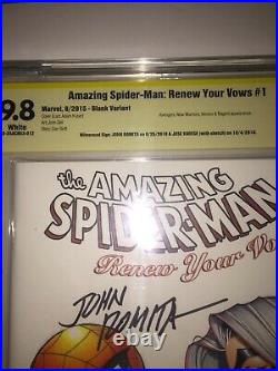 Amazing Spider-man 1 9.8 Ss Cbcs Original Art John Romita Sr & Jose Varese