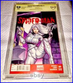 Amazing Spider-man #1 Blank Cover Original Art 1of1 A/p Cbcs 9.8 Ss Jose Varese