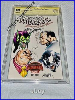 Amazing Spider-man #1 Original Art John Romita Sr & Jose Varese Cbcs Ss 9.8 Oa