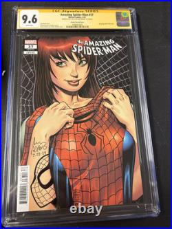 Amazing Spider-man #37 Cgc 9.6 Arthur Adams Mary Jane Variant Remark Sketch Art