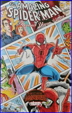 Amazing Spider-man Renew Your Vows #1 Sketch cover Lyle Pollard Original Art