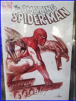 Amazing Spiderman CBCS Dell'Otto Authentic Original ART Comic Sketch Cover