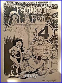 Andy Veronica Fish Fantastic Four Doctor Doom Cover Commission Original Art