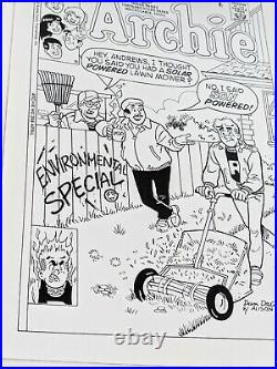 Archie Original Art Cover #398 Dan Decarlo & Alison Flood
