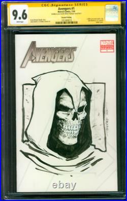 Avengers 1 CGC 9.6 SS Taskmaster Original art Sketch 7/10