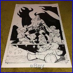 B. P. R. D. Original Artwork Cover ADAM POLLINA Abe Sapien BPRD Mignola Hellboy