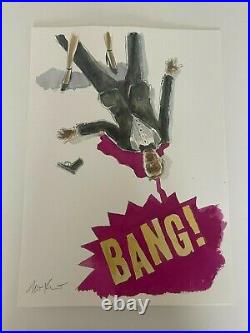 BANG! Dark Horse Comics 2020 Original Art MATT KINDT Painted Cover BANG #1 Book