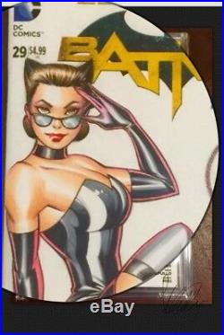 BATMAN #29 BLANK COVER HAND SKETCH 1of1 ORIGINAL ART 1st Time Design Sketch NM M