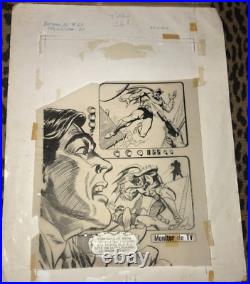 BATMAN DARK KNIGHT DEATH OF BAT GOTHAM COVER ORIGINAL ART WORK Year 1969