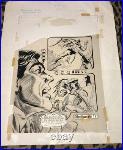 BATMAN DARK KNIGHT DEATH OF BAT GOTHAM COVER ORIGINAL ART WORK Year 1969