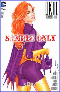 BATMAN UNIVERSE GIRLS! Your Choice Original Art Sketch Cover Lance HaunRogue