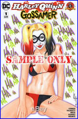BATMAN UNIVERSE GIRLS! Your Choice Original Art Sketch Cover Lance HaunRogue