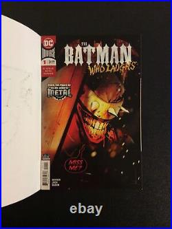 BATMAN WHO LAUGHS #1 Comic Book ORIGINAL ART COVER Muller DC 2019 1st Printing